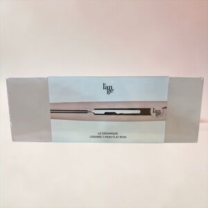 Lange Ceramic 1-Pass Flat Iron in Pale Pink and Silver